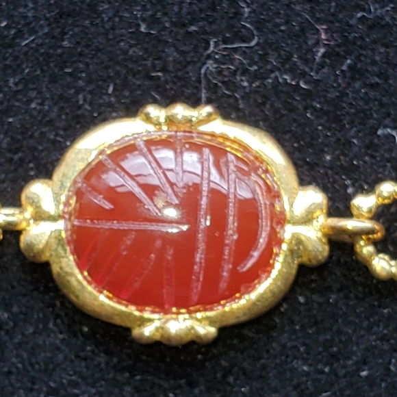 Scarab Goldtone Bracelet**DISCOUNT ON SHIPPING** - Picture 6 of 10